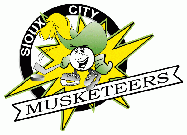 sioux city musketeers 1997-2000 primary logo iron on transfers for clothing